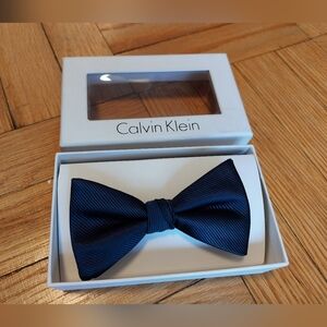 Calvin Klein Navy Bow Tie